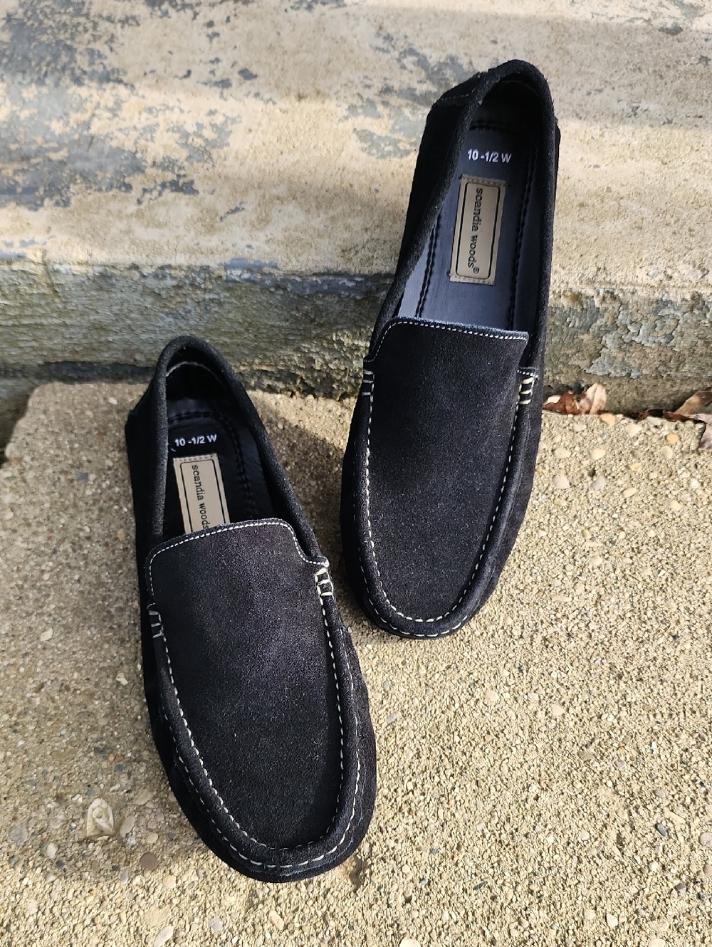 Scandia Woods Ladoes Suede Leather Driving Loafers